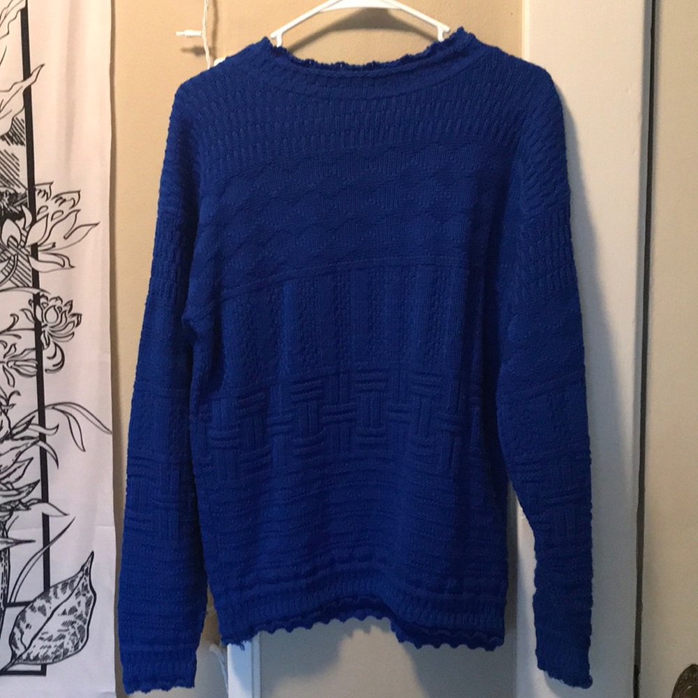 Bright Blue Sweater